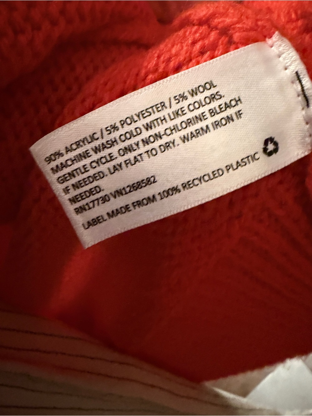 LEGO x Target Red Popcorn Knit Long Cardigan Wool Blend - Picture 10 of 10